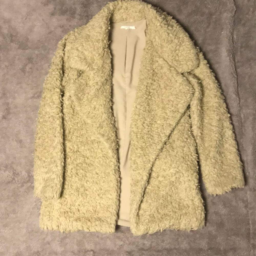 Tularosa faux fur teddy bear coat